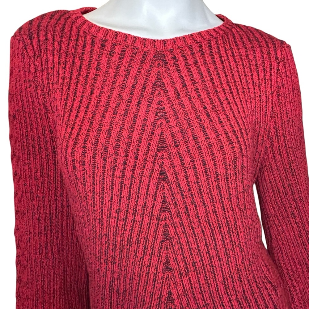 NWT Style & Co. Cable Knit Sweater Red - Picture 5 of 16